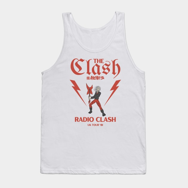 The Clash - Radio Clash // Original Fan Art Designs Tank Top by Liamlefr